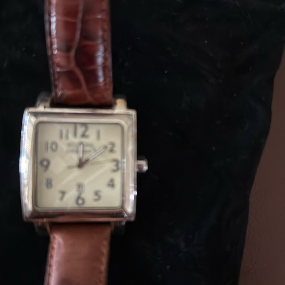 Silpada vintage leather watch